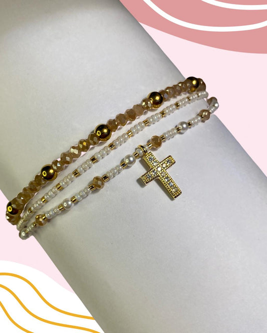 Pulsera Tejida Gloria Al Padre