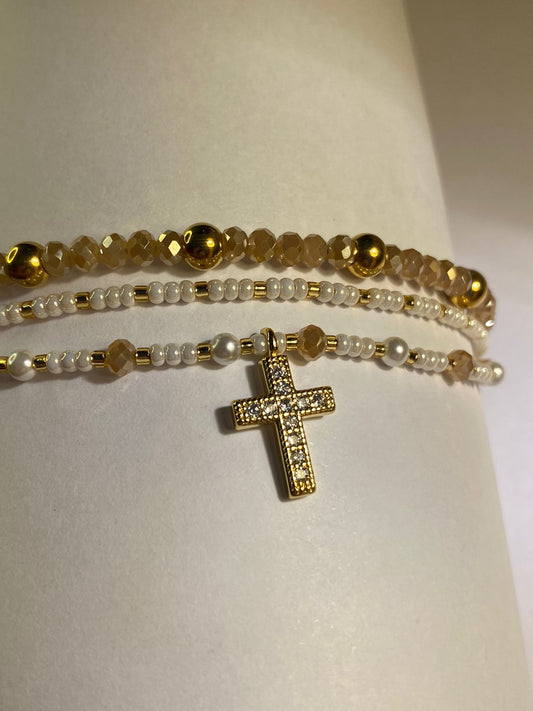 Pulsera Tejida Gloria Al Padre
